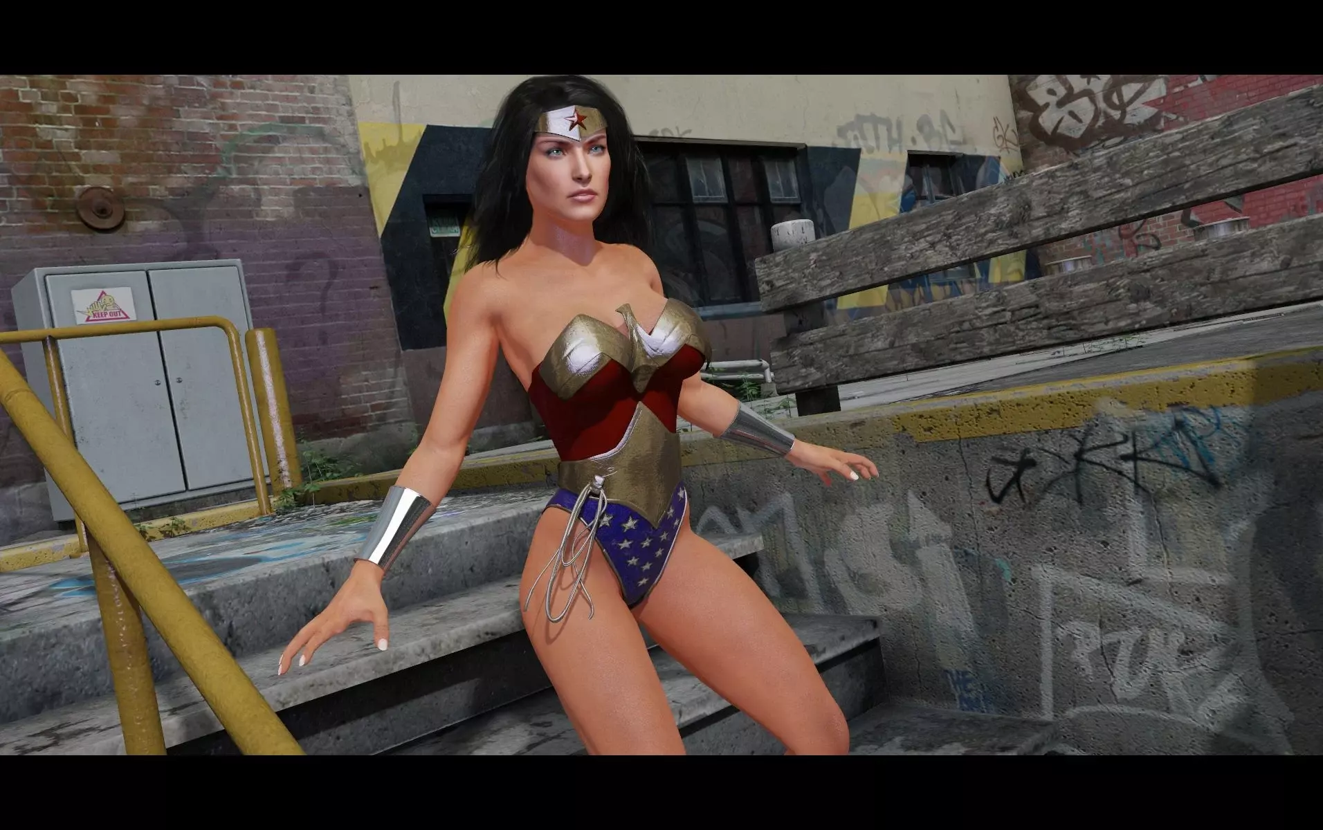 Offensive Comics [Studio AD] - Wonder Woman Vore cover