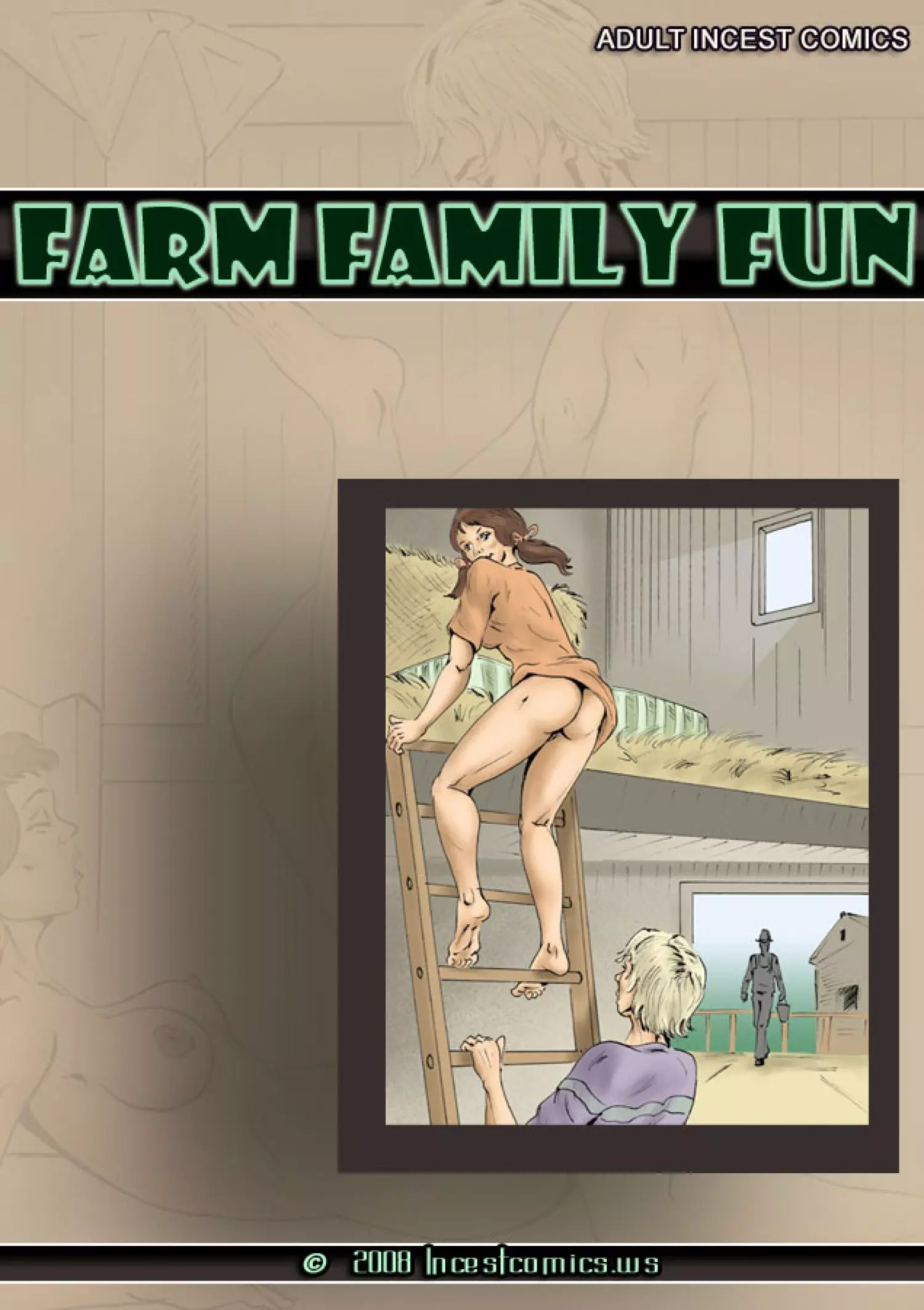 Weird Stories [IncestComics.ws] - Farm Family Fun cover