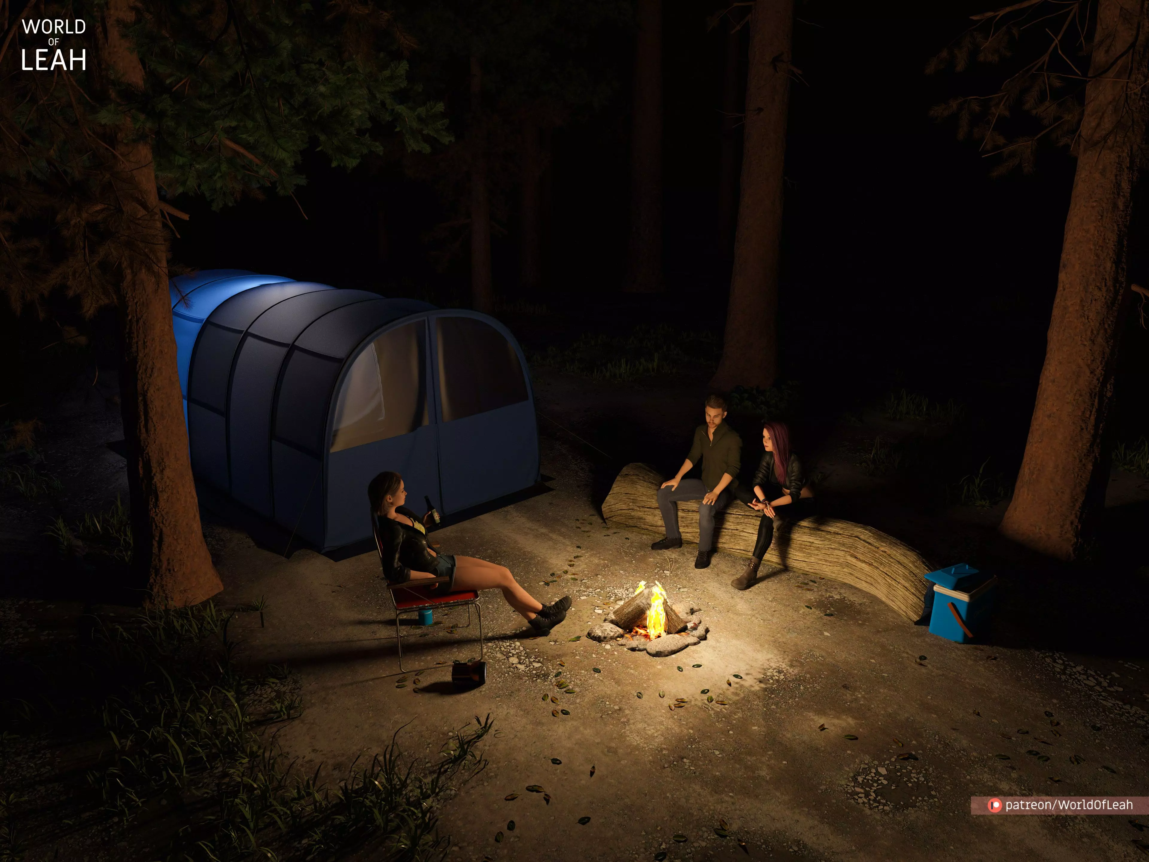 World Of Leah - Lewd Camping - Textless cover
