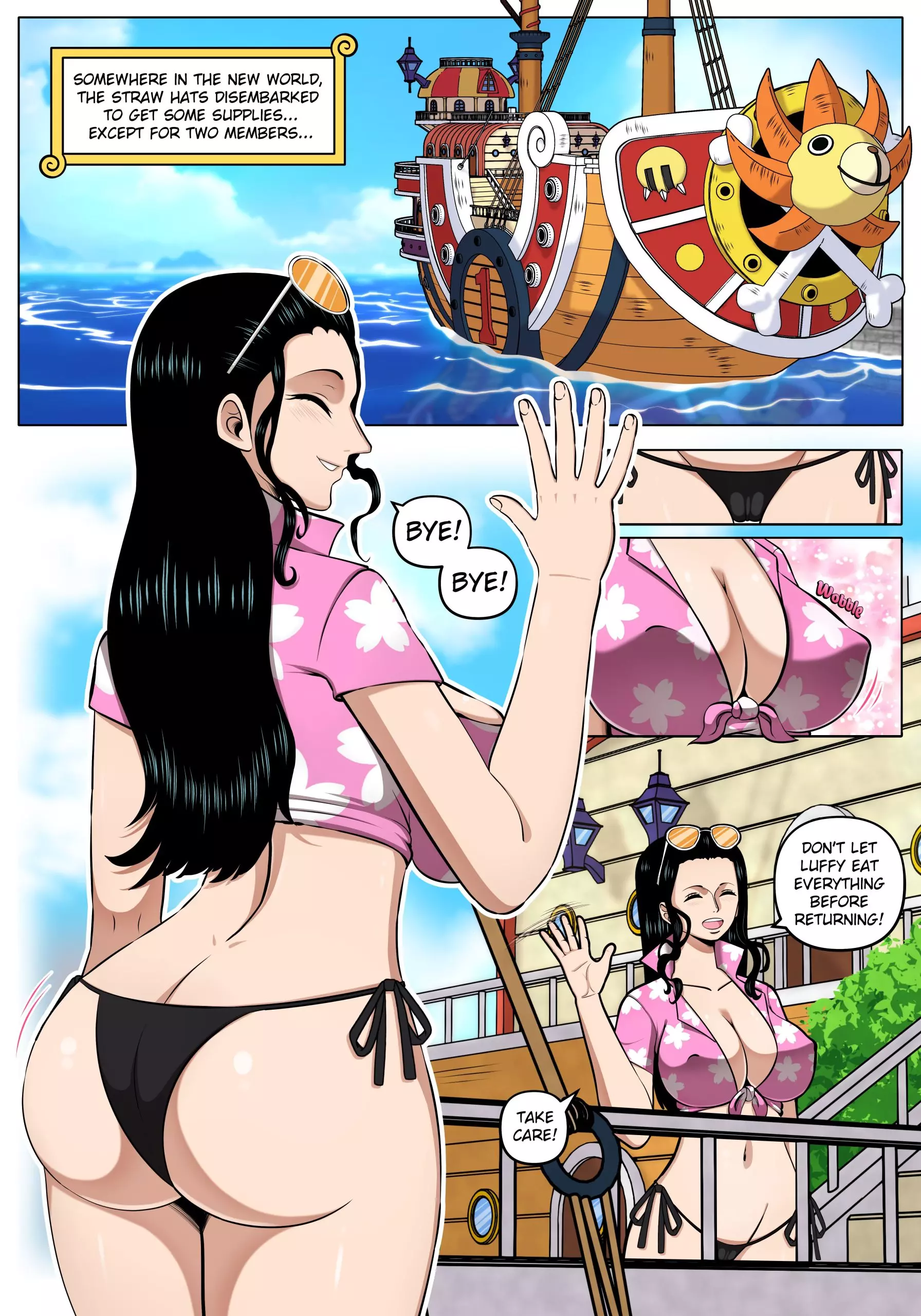 Robin x Zoro (One Piece) [KingComiX]