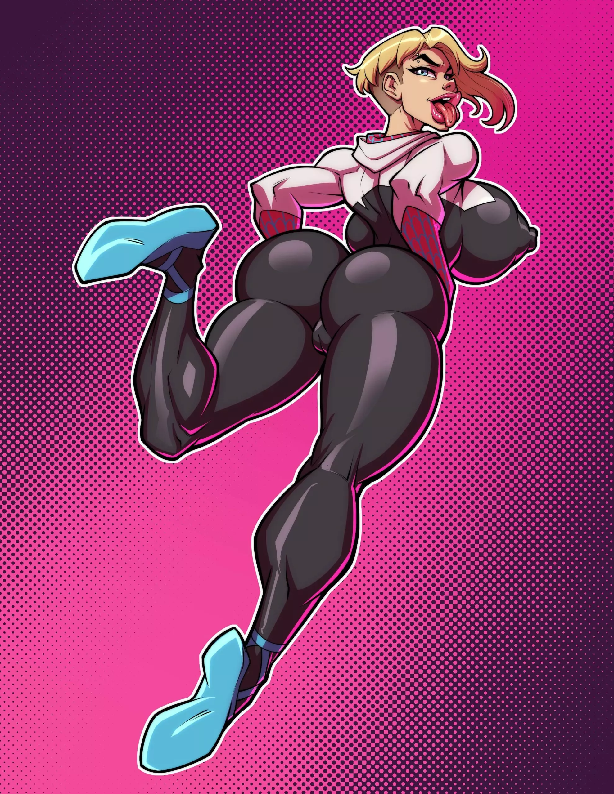 Spider Gwen across the Shaggingverse (Spider-Man) [Fontez]