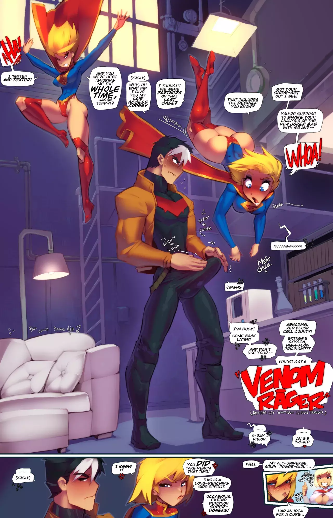 Red Hood x Supergirl - Venom Rager (Fred Perry) [Justice League]