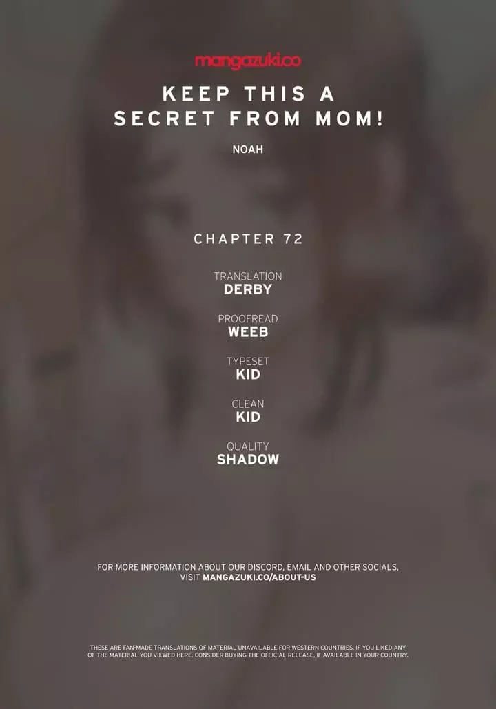 Keep It a Secret From Your Mother! - Chapter 72