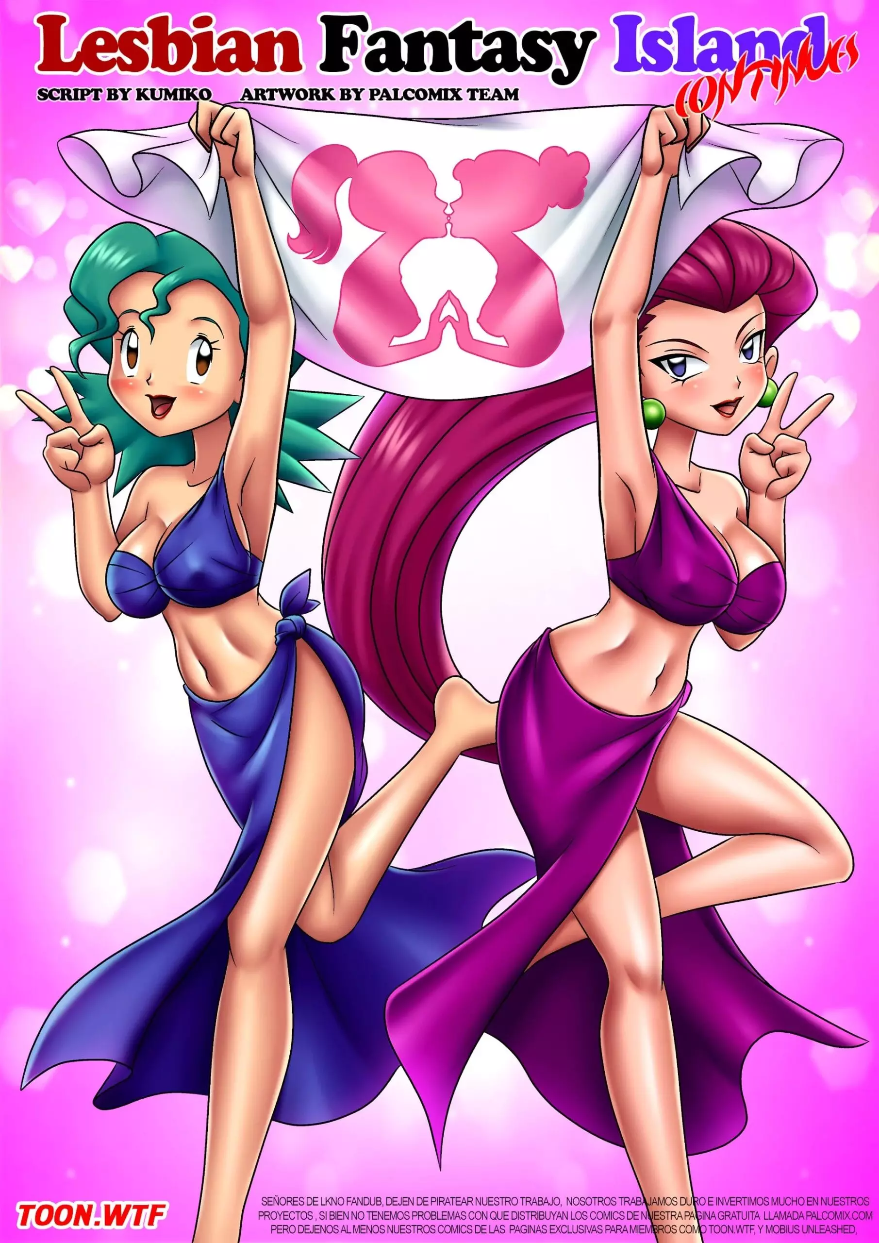 Lesbian Fantasy Island (Digimon , Pokemon) [Palcomix] - Iris And Mimi - Chapter 3
