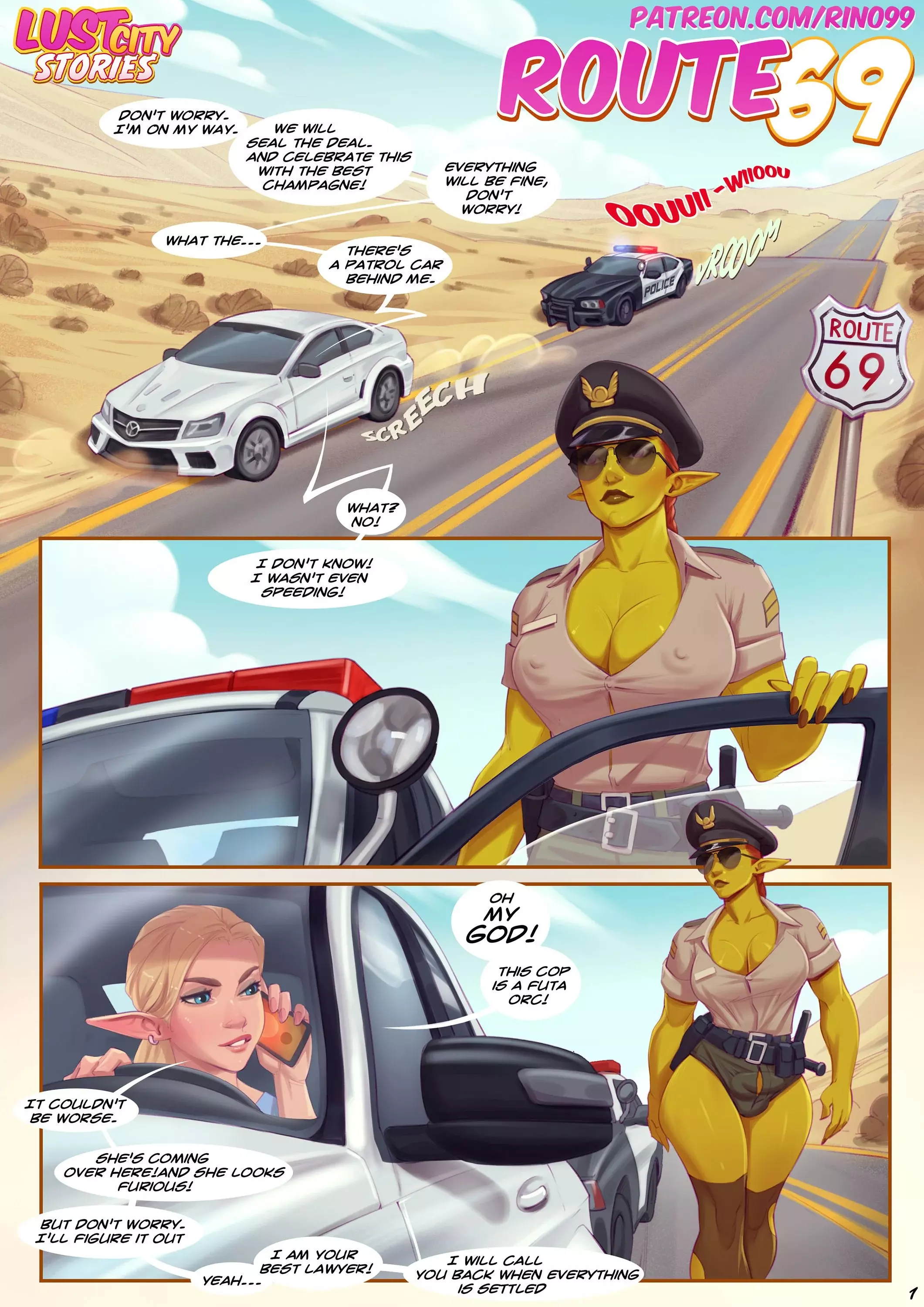 Route 69 [Rino99] - Female - Chapter 1