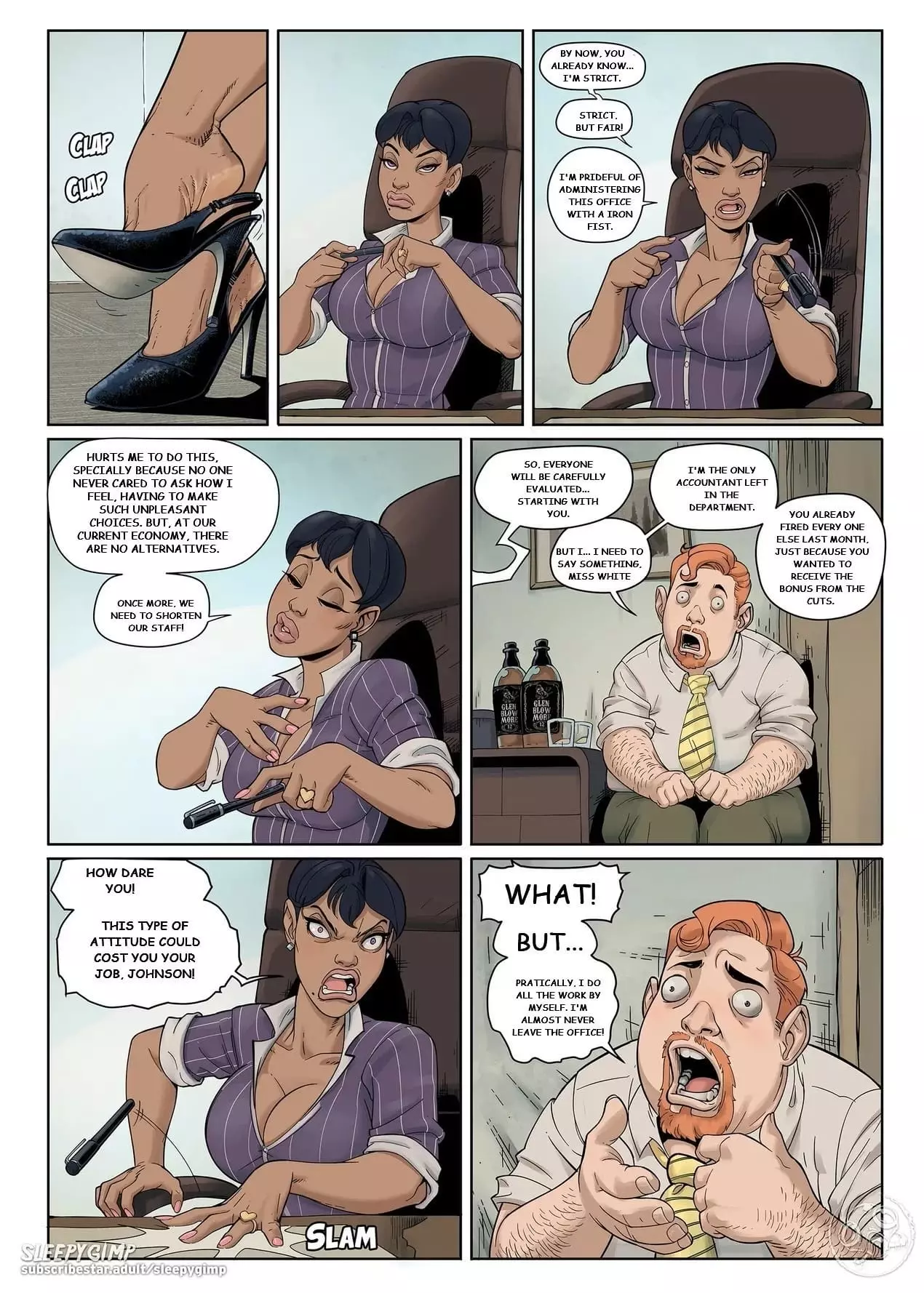 Poor Footboy Johnson in Back To Rehab [Sleepy Gimp] - Downsizing - Chapter 2
