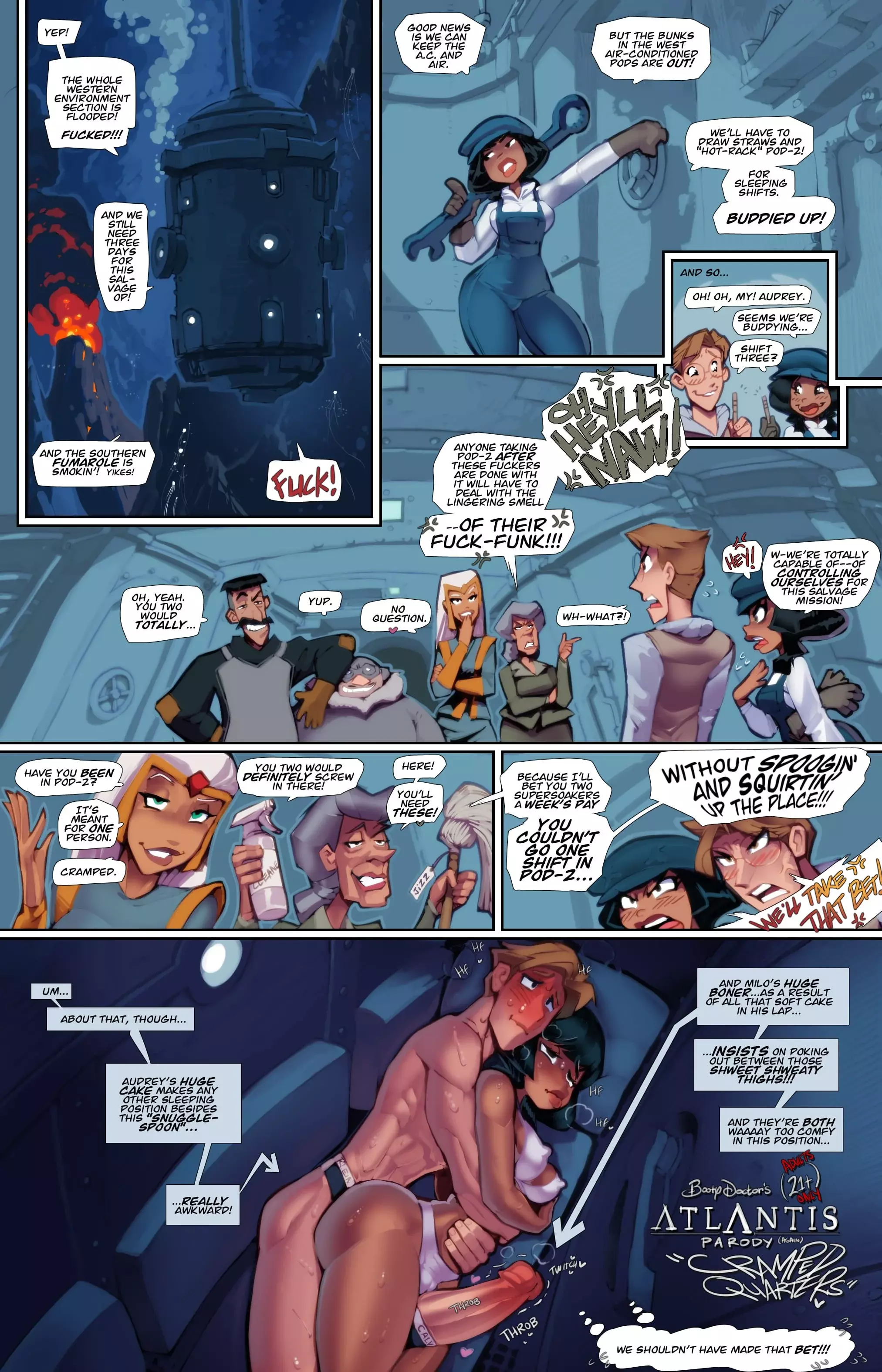 That Sinkin' Feelin' (Atlantis: The Lost Empire) [Fred Perry] - Cramped Quarters - Chapter 2