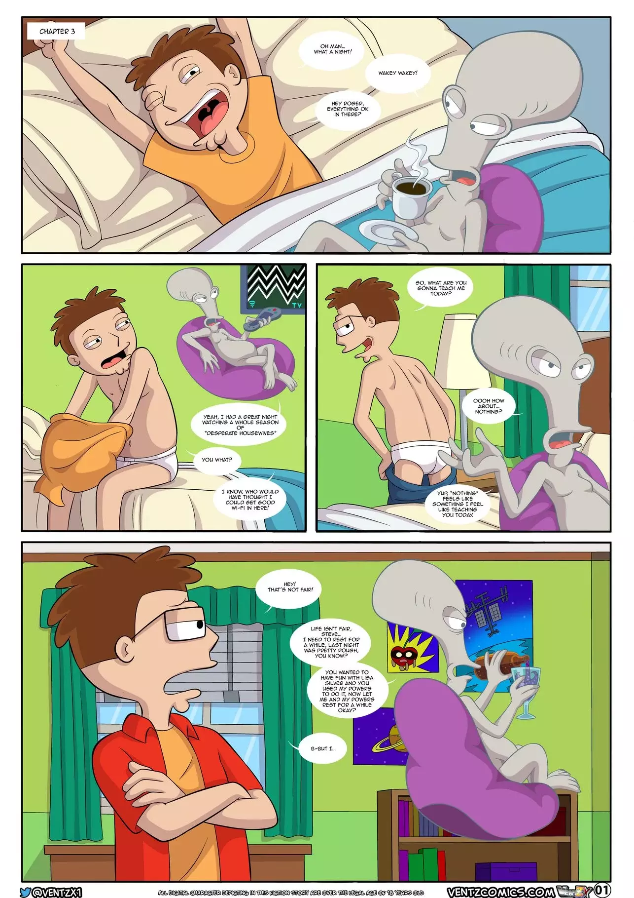 The Tales Of An American Son (American Dad!) [Arabatos] - Chapter 3