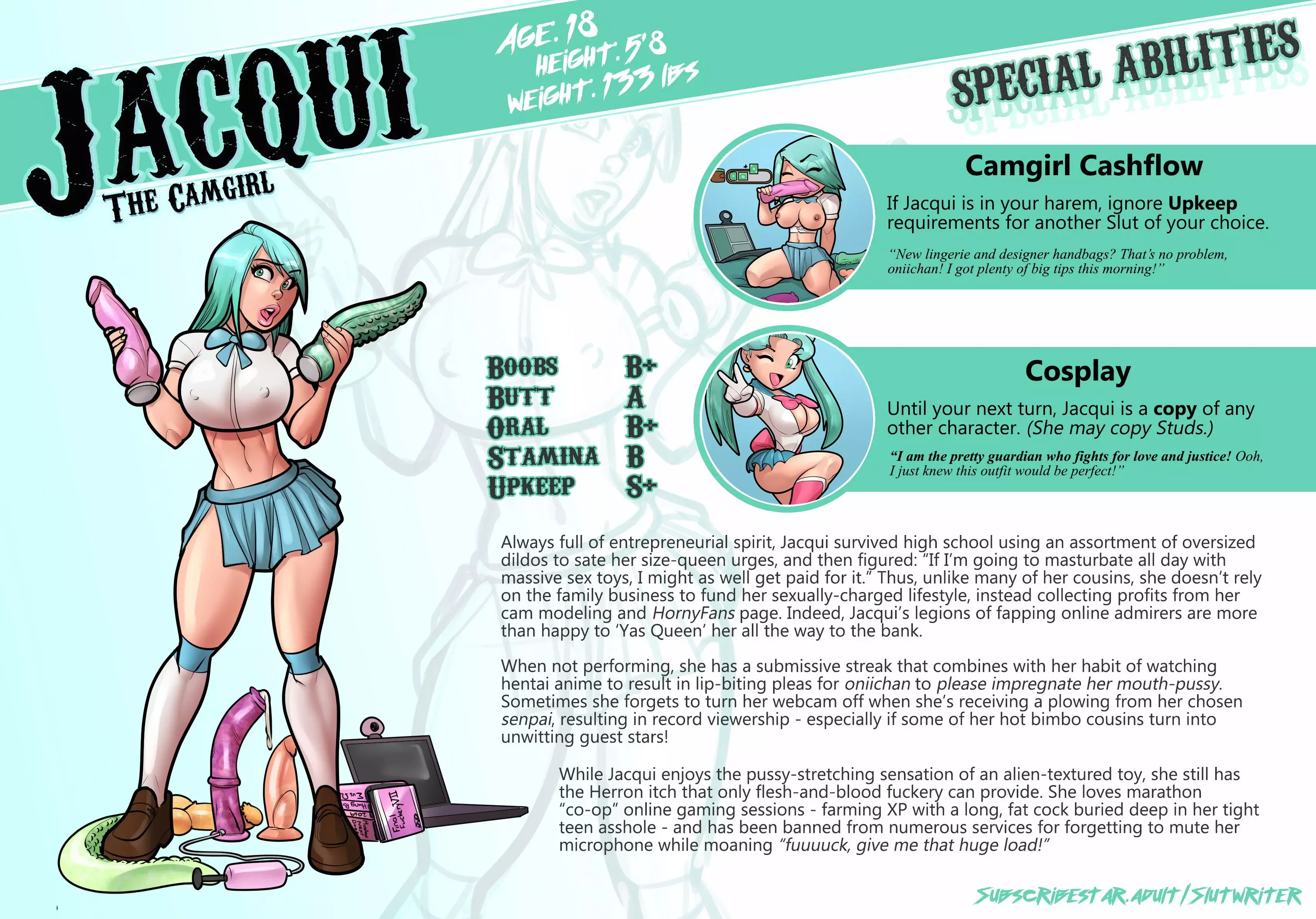 My Mom And Sister Are Size Queen Sluts [Rabies T Lagomorph] - Character Sheets