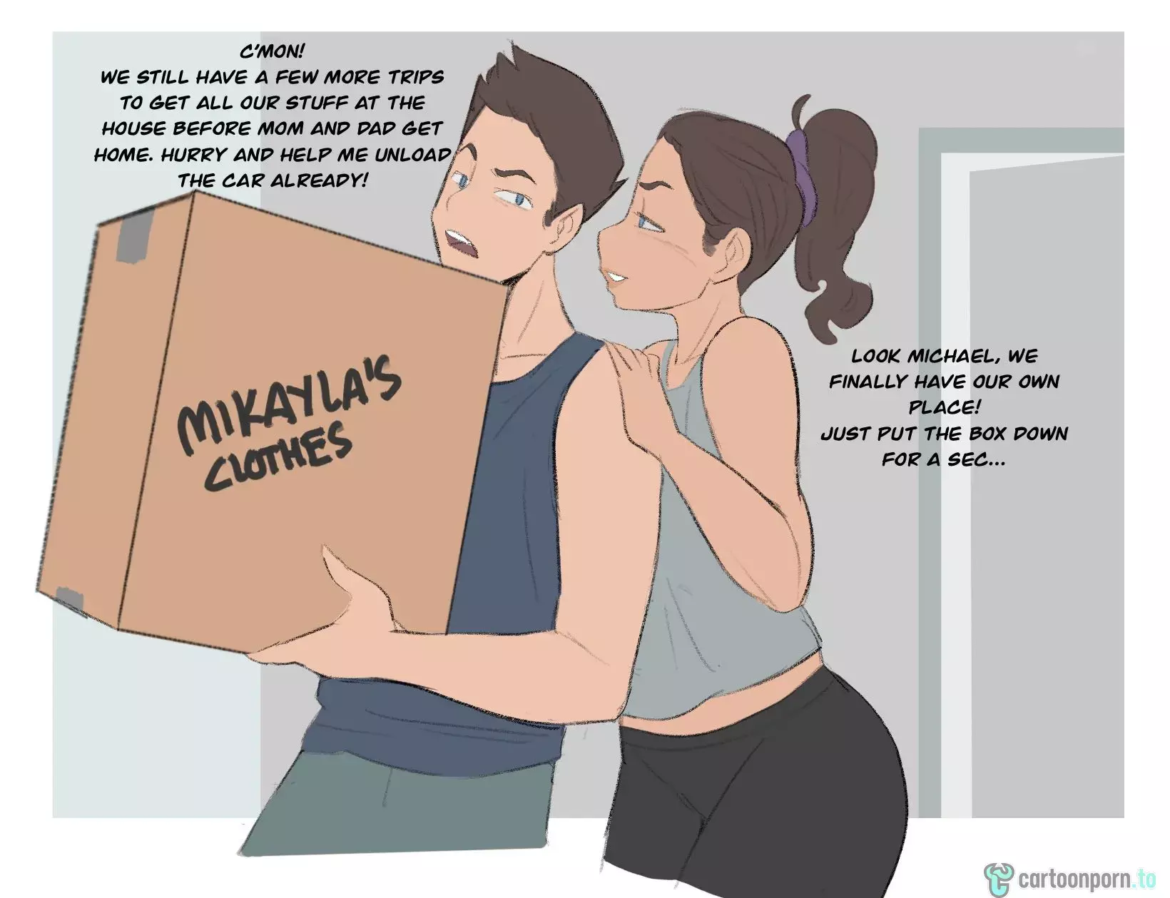 Jopuari Archive - Incest Porn Comic Collection - [Jopuari] Breaking In The New Apartment