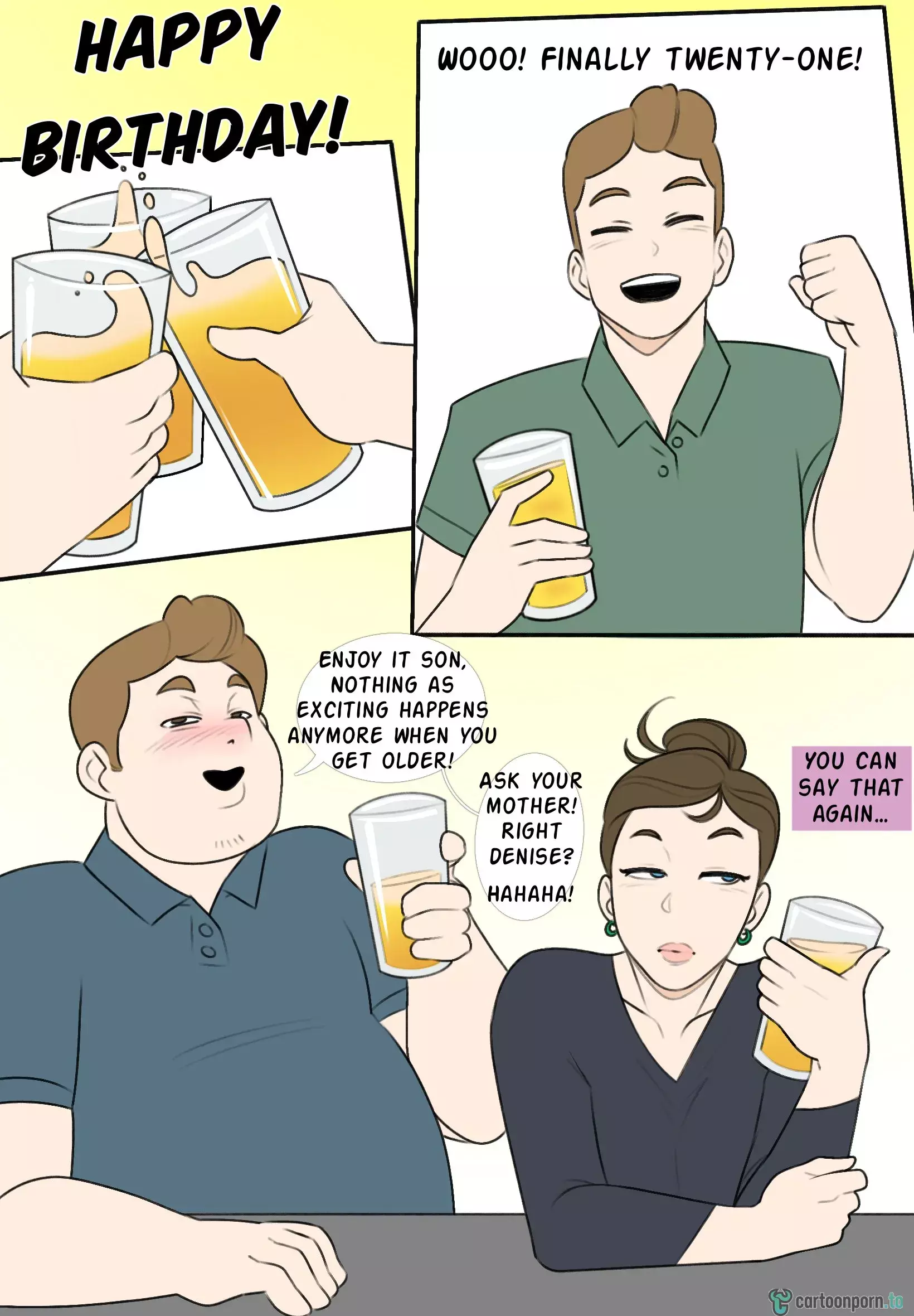 Jopuari Archive - Incest Porn Comic Collection - [Jopuari] Mom's Unusual Birthday Gift