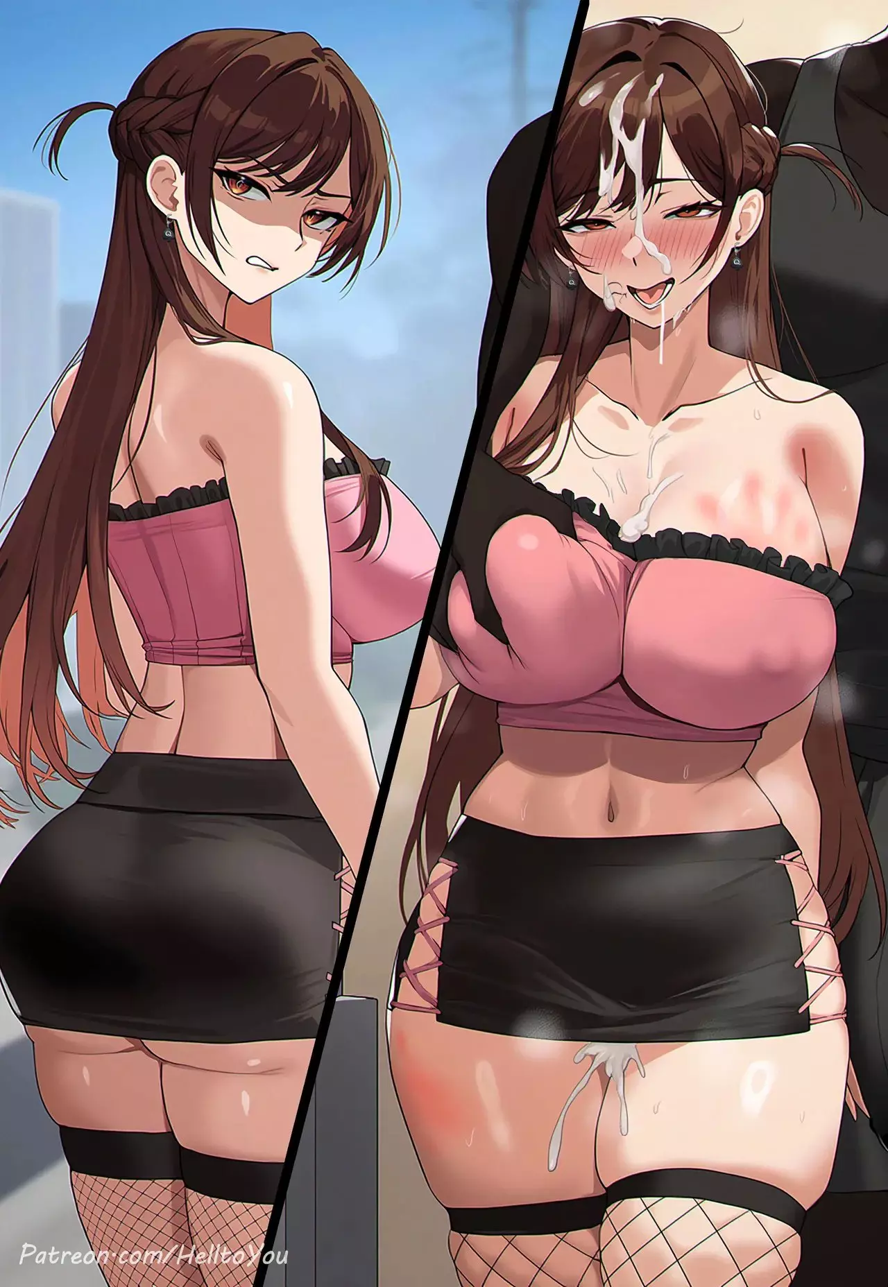 Rent A Blacked Girlfriend [All Parts] comic porn