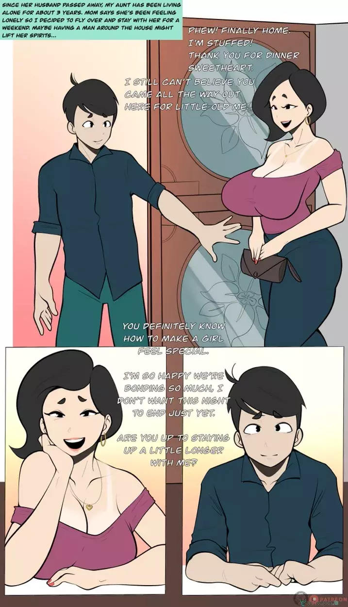 Jopuari Archive - Incest Porn Comic Collection - [Jopuari] A Widowed Aunt