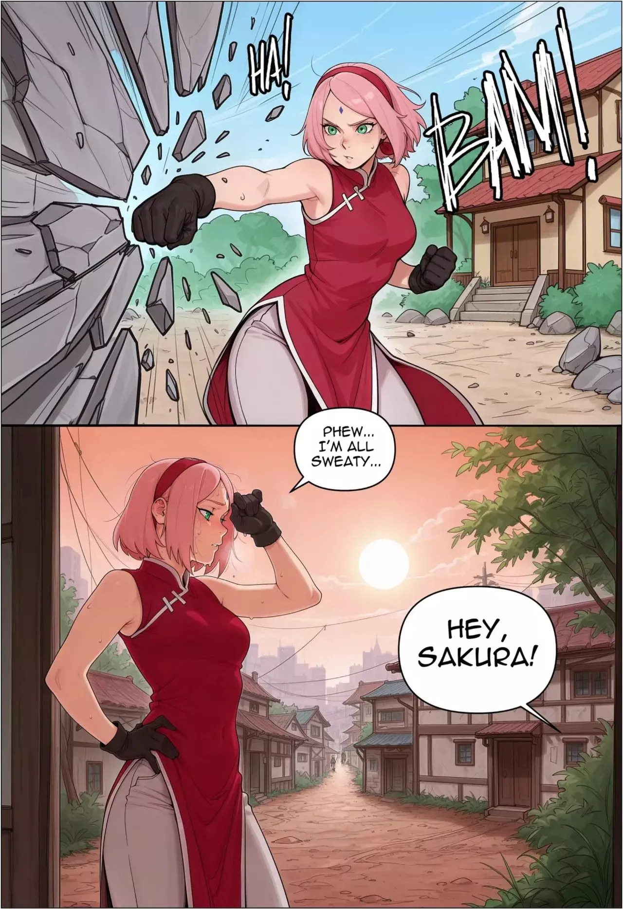 Sakura Haruno x Ino Yamanaka (Parody :Naruto Shippuden) comic porn