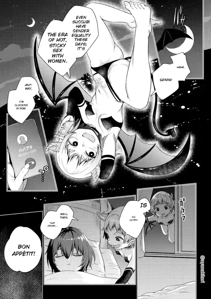 [Ayanakitori] Succubus-chan to Yume no Futanari (MTL) cover