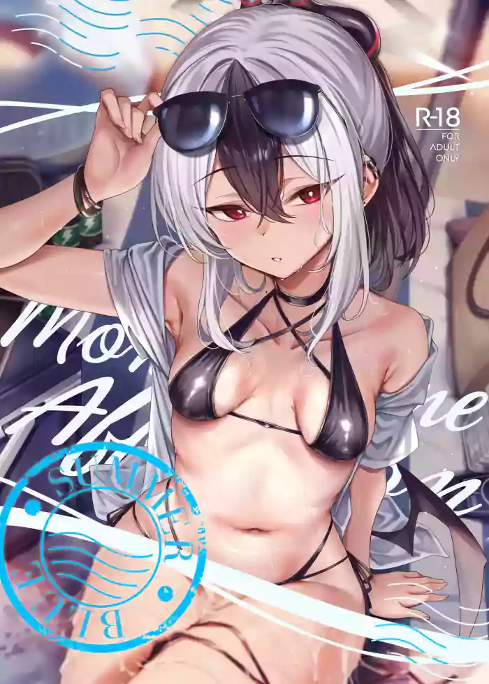 [KS' Works (KS)] MONOCHROME AFFECTION -SUMMER BLUE- (Blue Archive) [Digital] cover