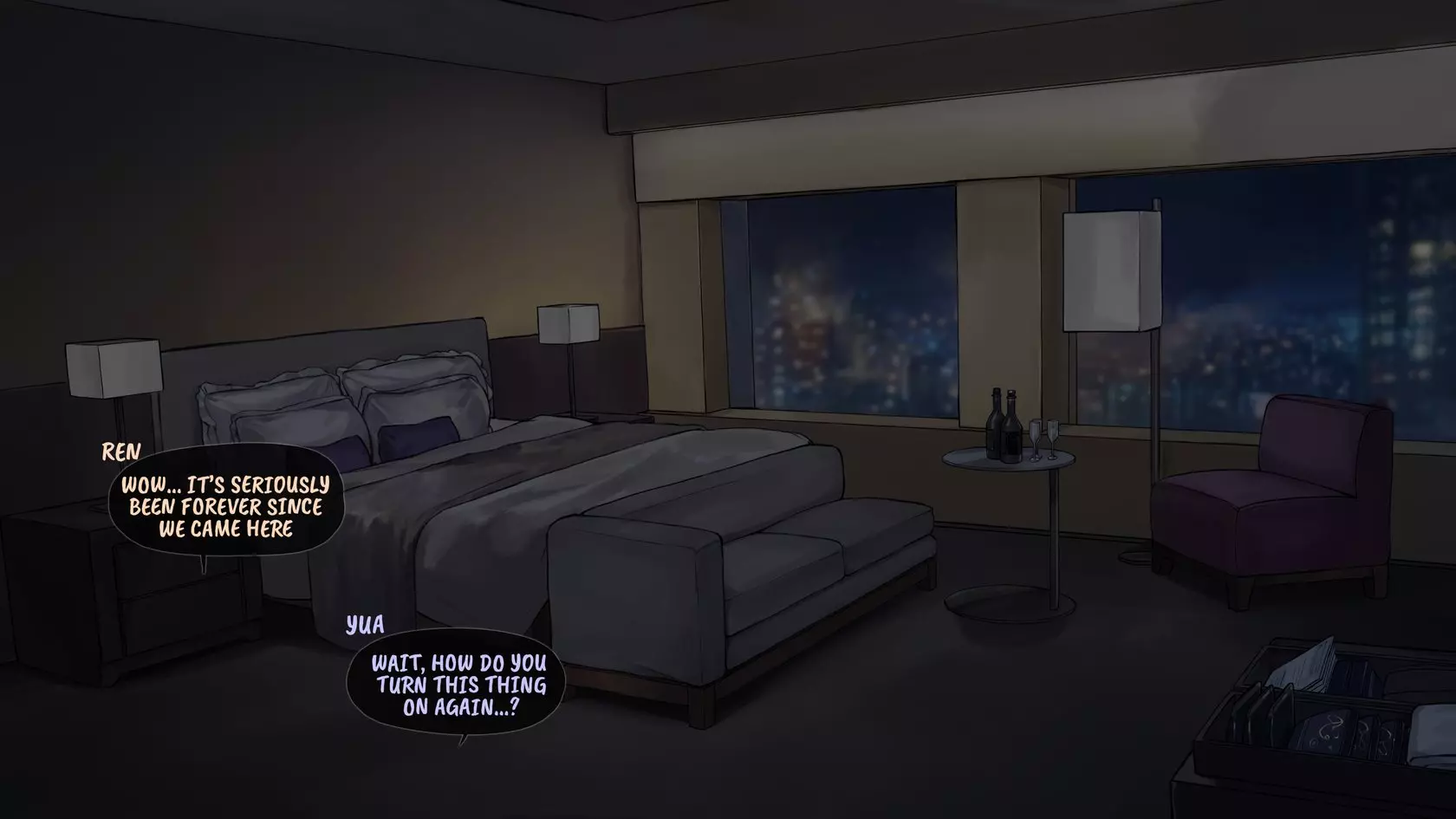 Grown Up, Back At That Hotel porn comic cover