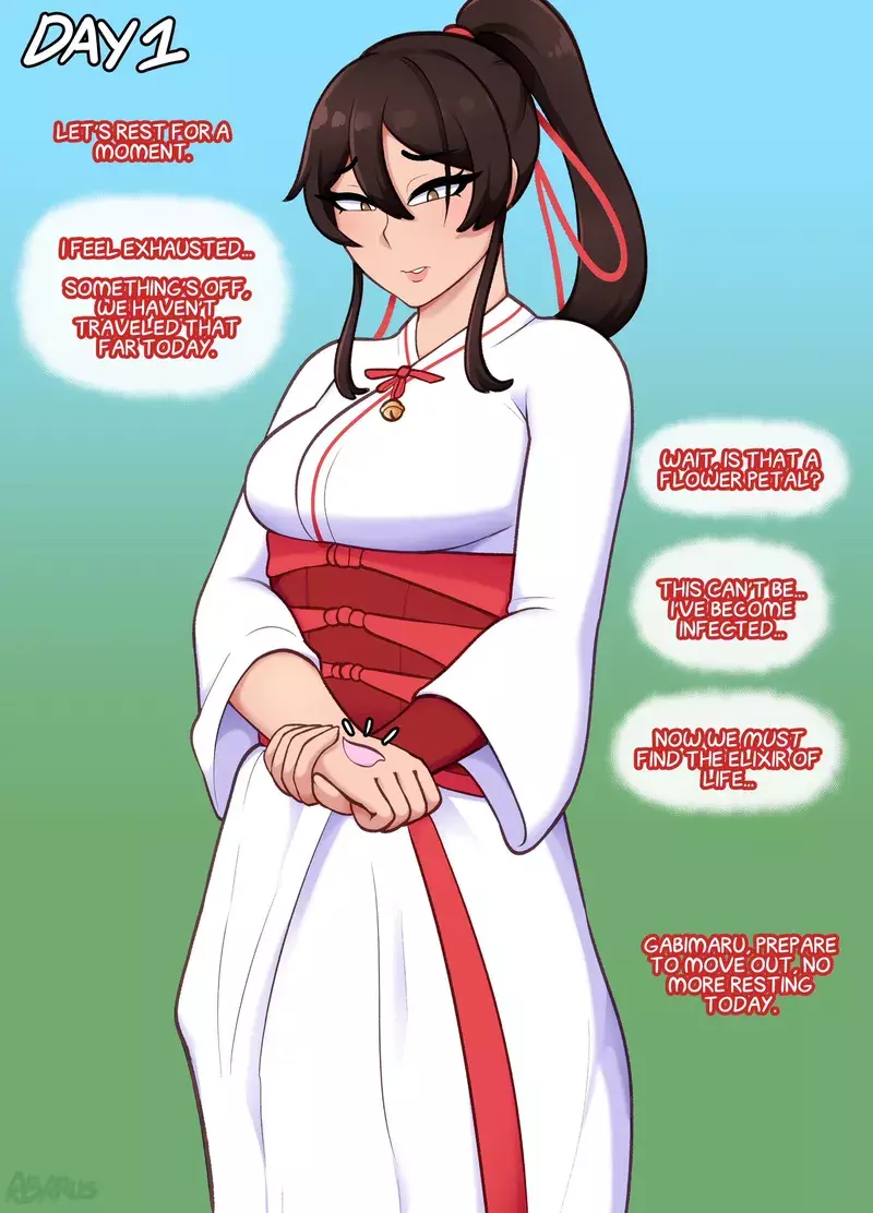 Sagari Corrupted porn comic cover