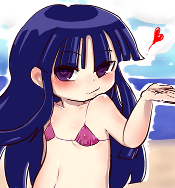 [Kiliu] Rika-chama no Mizugi Jiman 2 (Higurashi no Naku Koro ni)