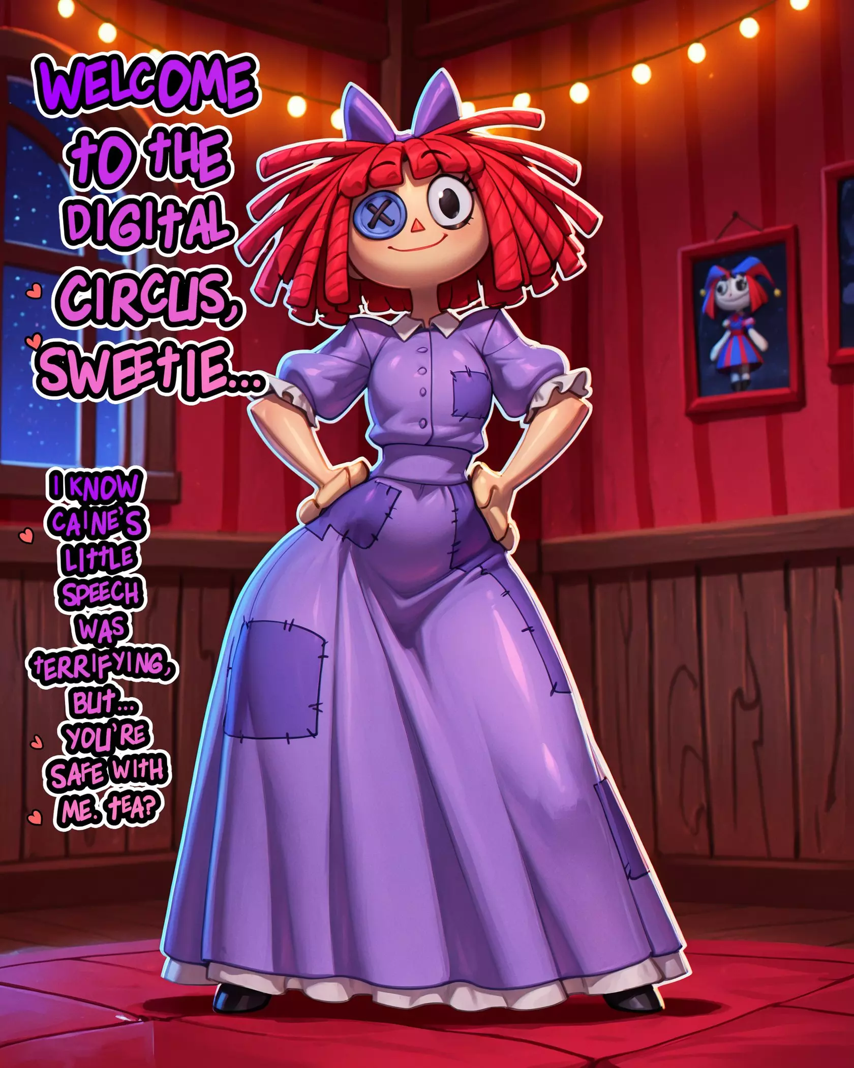 Ragatha (Digital Circus) porn comic cover