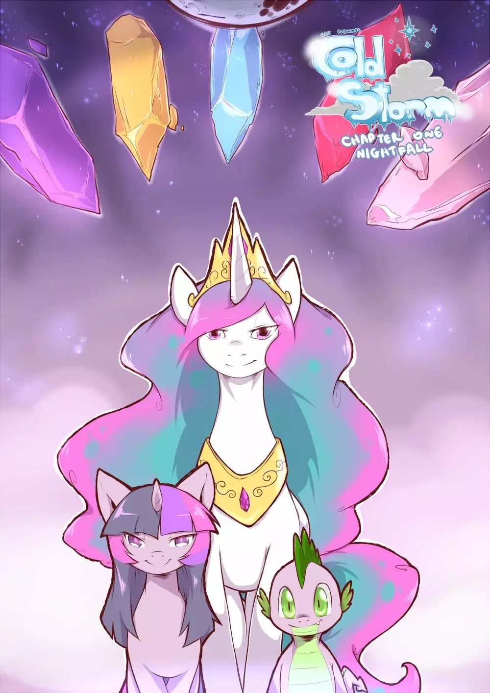 Cold Storm porn comic cover