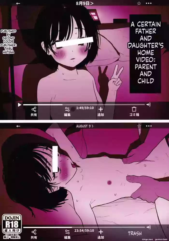 (C108) [Typehatena2nd color] Toaru Oyako no Hoomu Bideo cover