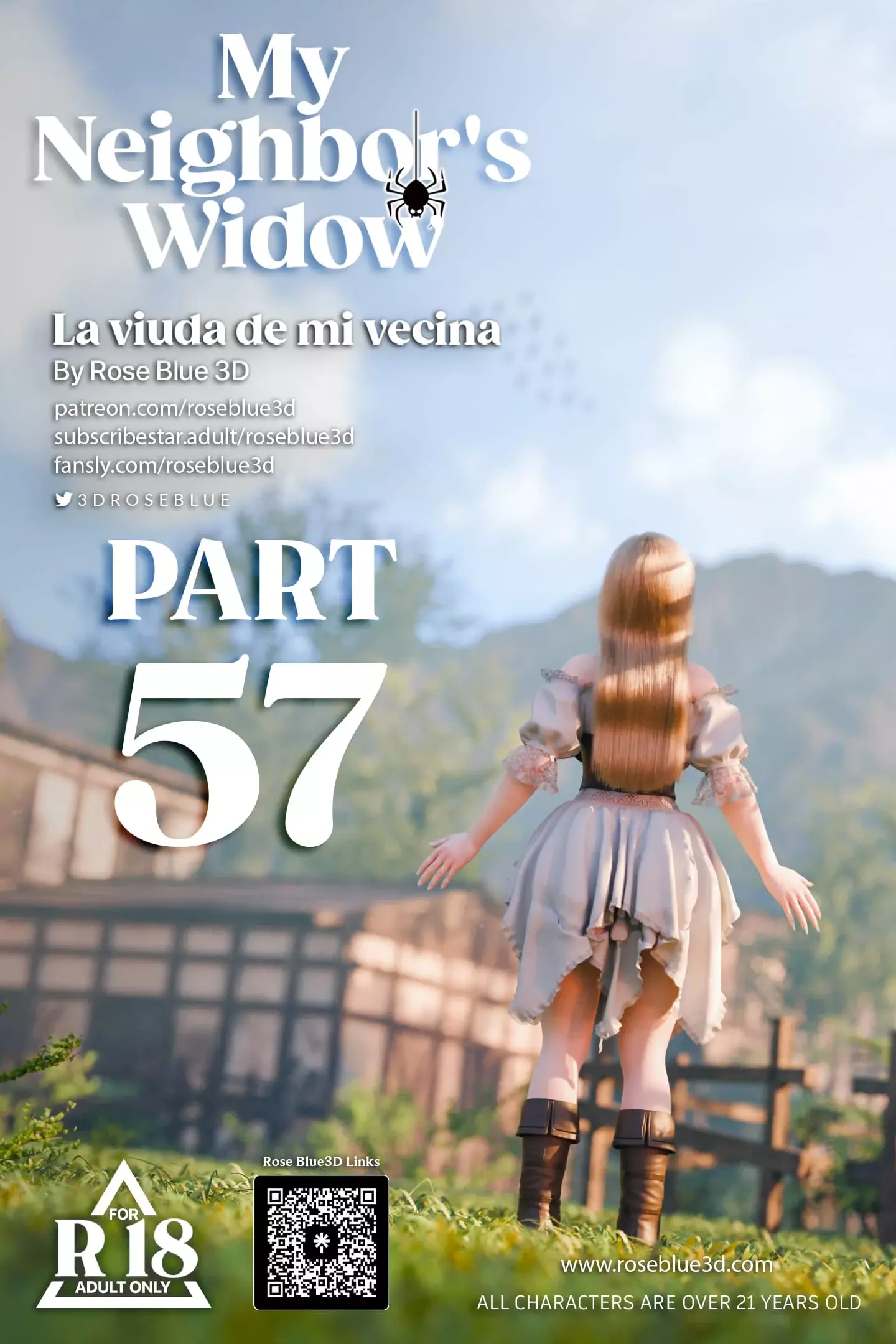 My Neighbor’s Widow [Rose Blue 3D] - Chapter 57 cover