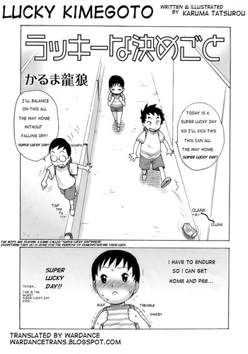 [Karma Tatsurou] Lucky na Kimegoto [ENG]