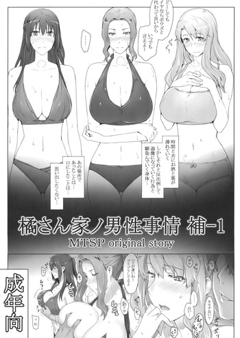(C83) [MTSP (Jin)] Tachibana-san-chi no Dansei Jijou Ho - 1