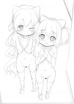 [Abutomato] Nagisa, Yuma, and Kyouko sketch gallery from Fanbox