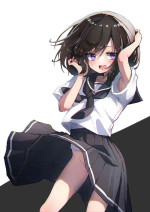 [Amethyst Darkness (Erocchi)] GIRL - Kouhai Kanojo Soushuuhen II