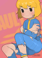 [Possummachine] Vaultgirl and milk
