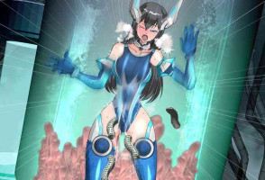 [クリップライン (暁寒天)] 竞赛泳衣女英雄 境界飛翔天青石 星月汉化 [Chinese] [星月汉化]