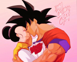 Goku’s Visit (Dragon Ball Z) by Nala1588