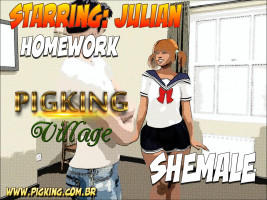 Julian Homework – Pig King Shemale