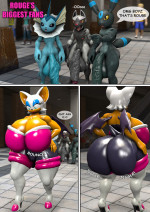 Rouge- Biggest Fans- Sonic the hedgehog