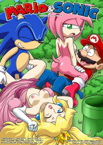 Mario and Sonic- Palcomix