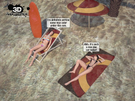 Beach Threesome Sex- 3D [email protected] Stories