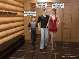 Mom and Son Sauna- IncestBDSM