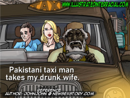 Pakastani Taxi Man- Illustratedinterracial