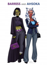 Barriss and Ahsoka- Olena Minko [Star Wars]