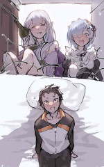 [Angel] Request EmiRemSuba (Re:Zero Kara Hajimeru Isekai Seikatsu)