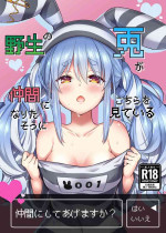 [Hachinoko P (hatigo)] Yasei no Usagi ga Nakama ni Naritasou ni Kochira wo Miteiru (Usada Pekora) [Colorized] [Digital]