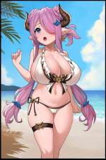 [GrimGrim] Danua and Narmaya (Grandblue Fantasy)[萌纹个人汉化][Chinese][Decensored]