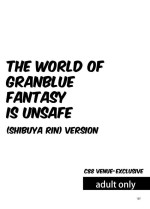 (COMIC1☆10) [furuike (Sumiya)] The World of Granblue Fantasy is Unsafe (Shibuya Rin) (THE IDOLM@STER CINDERELLA GIRLS) [