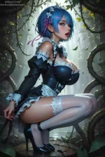 [Patreon] [AiASAG] [4K] 🌸Little Maid💙 - Preview [AI Generated]
