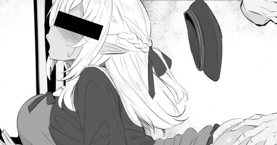 [sakanaya]ダーリンとの久々デートに浮かれるドスケベエルフを痴◯ち◯ぽで横取りするスケベ漫画 (ホロライブ)
