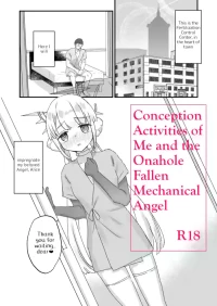 [Tenkirin (Kanroame)] Onaho Ochishita Kikai Tenshisama to Ore no Ninshin Katsudou | Conception Activities of Me and the 