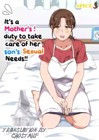 [Circle Spice] Musuko no Tsuyosugiru Seiyoku o Kaishou Suru no wa Haha no Tsutome desu! | It's a Mother's duty to take c