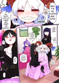 TouTetsu Youma Receives Special Service At Beauty Salon